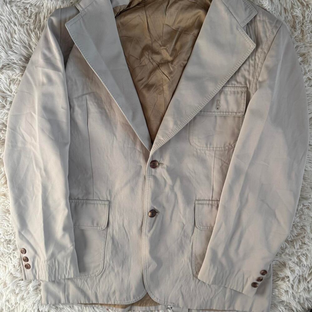 Vintage david hunter tan blazer - Picture 1 of 3